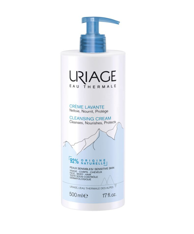 Uriage Hygiène Cleansing Cream vyživující čisticí krém na tělo a obličej 500 ml
