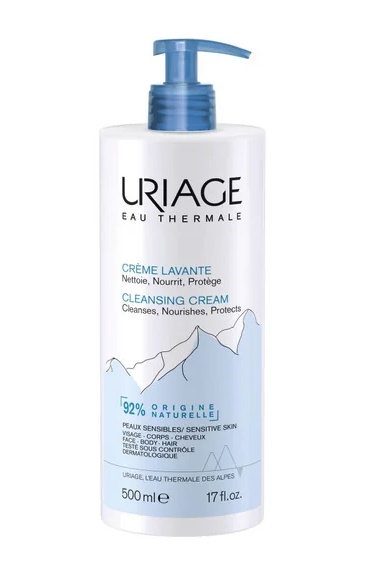 Uriage Hygiène Cleansing Cream vyživující čisticí krém na tělo a obličej 500 ml