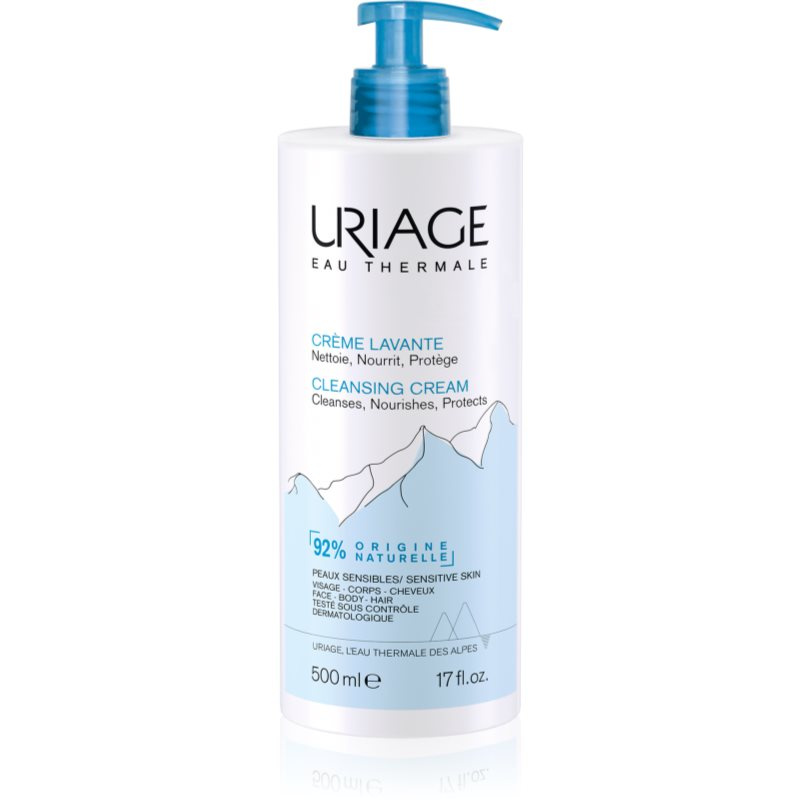 Uriage Hygiène Cleansing Cream vyživující čisticí krém na tělo a obličej 500 ml