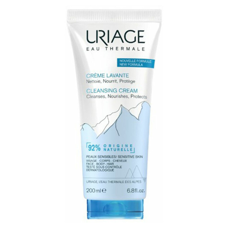 Uriage Hygiène Cleansing Cream vyživující čisticí krém na tělo a obličej 200 ml