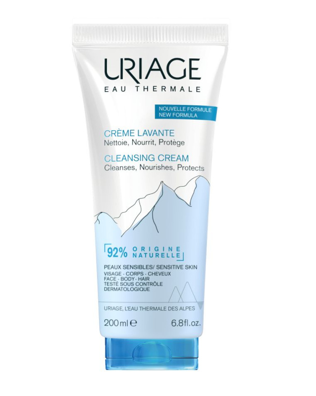Uriage Hygiène Cleansing Cream vyživující čisticí krém na tělo a obličej 200 ml