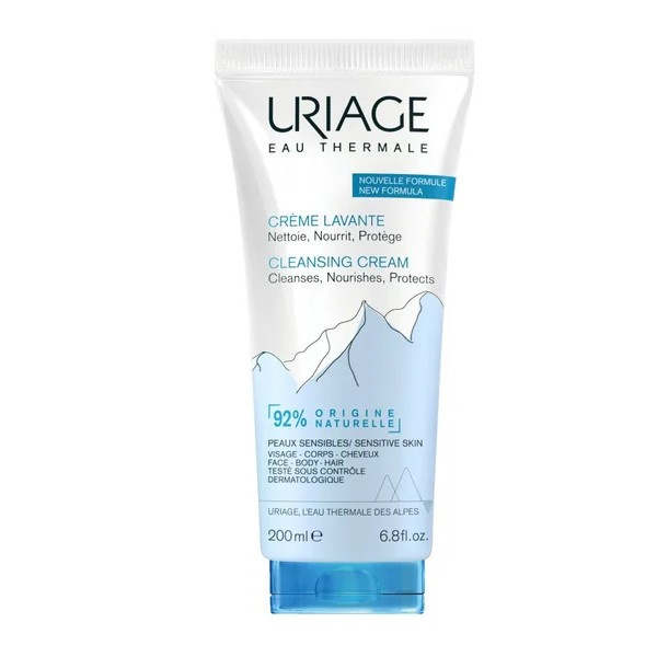 Uriage Hygiène Cleansing Cream vyživující čisticí krém na tělo a obličej 200 ml