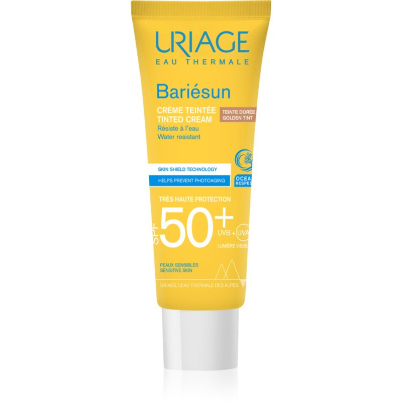 Uriage Bariésun Tinted Cream SPF 50+ ochranný tónovací krém na obličej SPF 50+ odstín Golden tint 50 ml