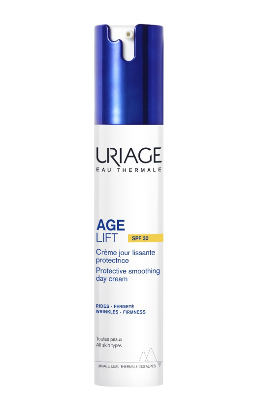 Uriage Age Lift Protective Smoothing Day Cream SPF30 ochranný denní krém proti vráskám a tmavým skvrnám SPF 30 40 ml