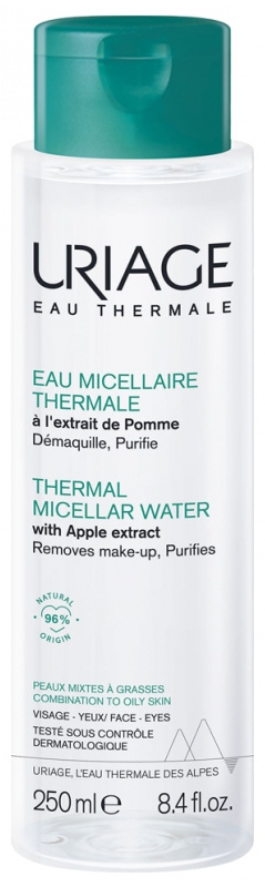 Uriage Hygiène Thermal Micellar Water - Combination to Oily Skin micelární čisticí voda pro smíšenou až mastnou pokožku 250 ml