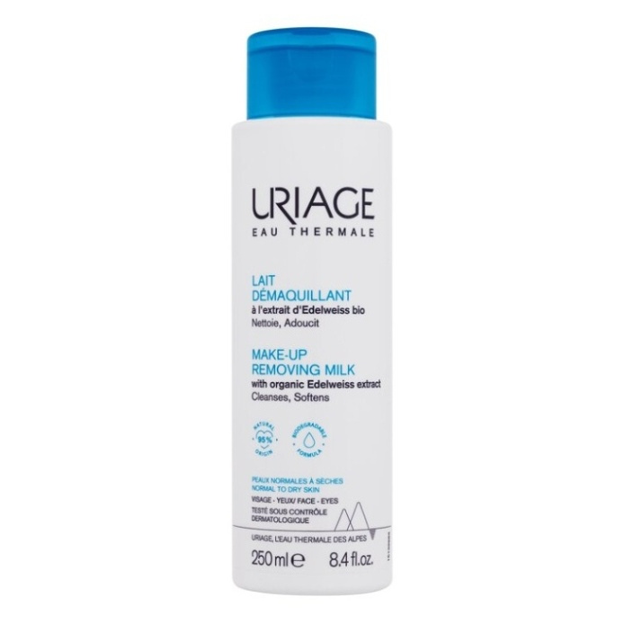 Uriage Eau Thermale Make-Up Removing Milk jemné odličovací mléko na obličej a oči 250 ml