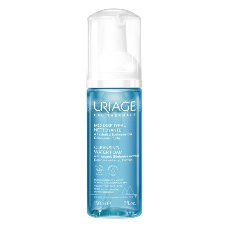 Uriage Hygiène Cleansing Water Foam čisticí pěna na obličej 150 ml