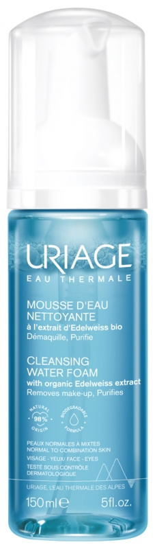 Uriage Hygiène Cleansing Water Foam čisticí pěna na obličej 150 ml