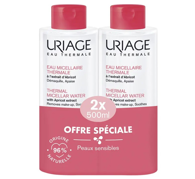 Uriage Micelární vody Eau Thermale Micellar Water Set 2 x 500 ml