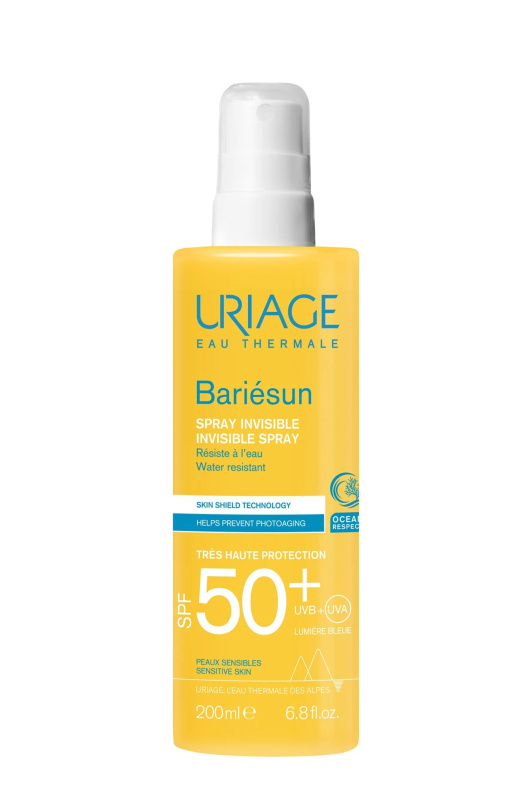 Uriage Bariésun Spray SPF 50+ ochranný sprej na obličej a tělo SPF 50+ 200 ml
