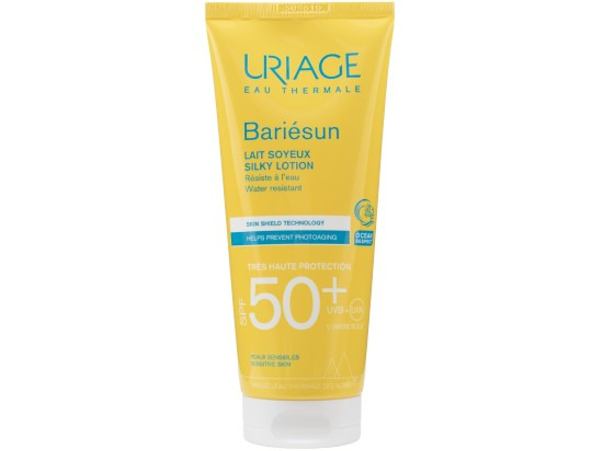 Uriage Bariésun Silky Lotion SPF 50+ ochranné mléko na tělo a obličej SPF 50+ 100 ml