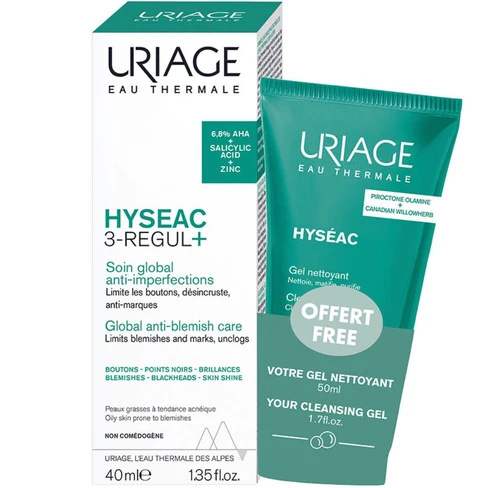 Uriage Sada péče proti nedokonalostem pleti Hyseac 3-Regul+