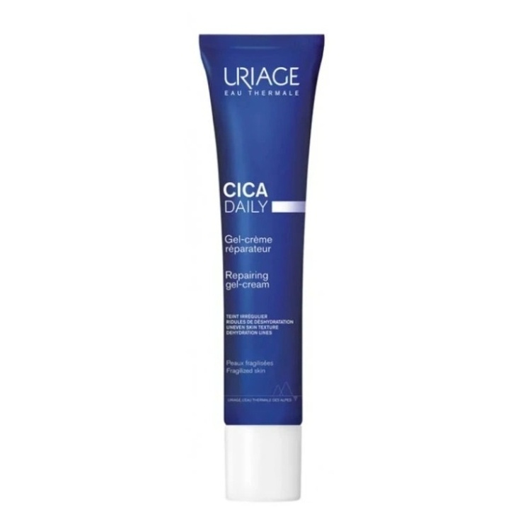 Uriage Cica Daily Repairing Gel-Cream regenerační a hydratační gel pro oslabenou pleť 40 ml