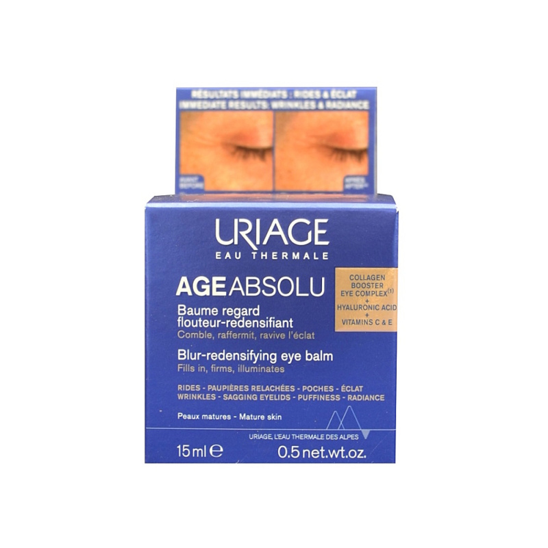 Uriage Age Absolu Blur-redensifying Eye Balm protivráskový krém na oční okolí 15 ml