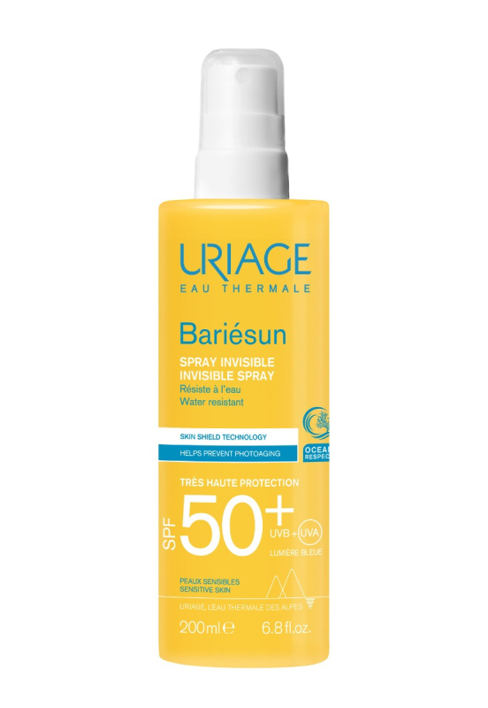 Uriage Bariésun Spray SPF 50+ ochranný sprej na obličej a tělo SPF 50+ 200 ml