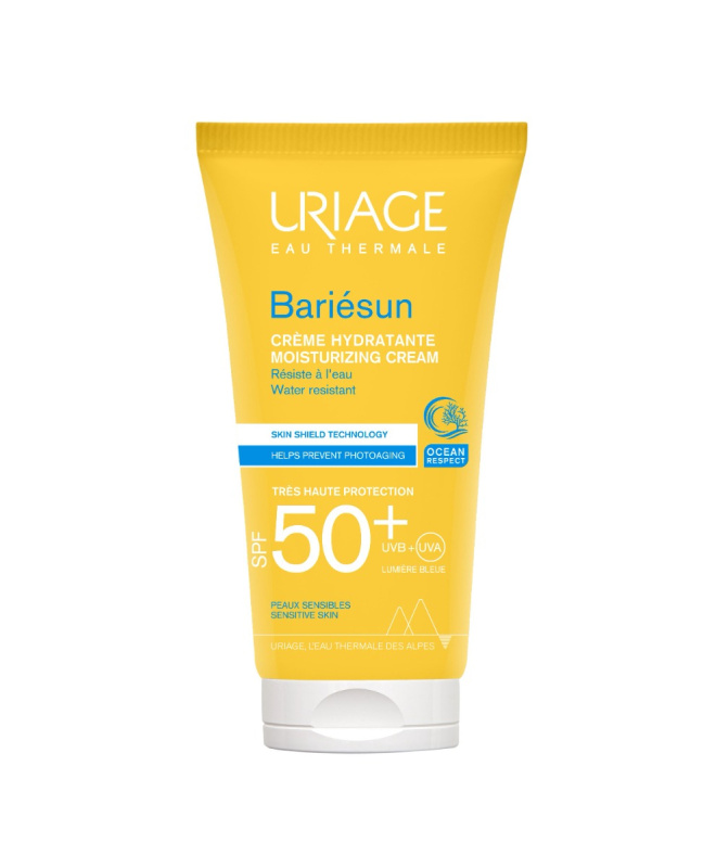 Uriage Bariésun Moisturizing Cream SPF 50+ ochranný krém na obličej a tělo SPF 50+ 50 ml