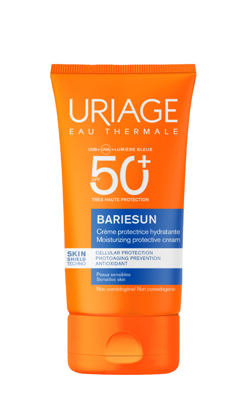Uriage Bariésun Moisturizing Cream SPF 50+ ochranný krém na obličej a tělo SPF 50+ 50 ml