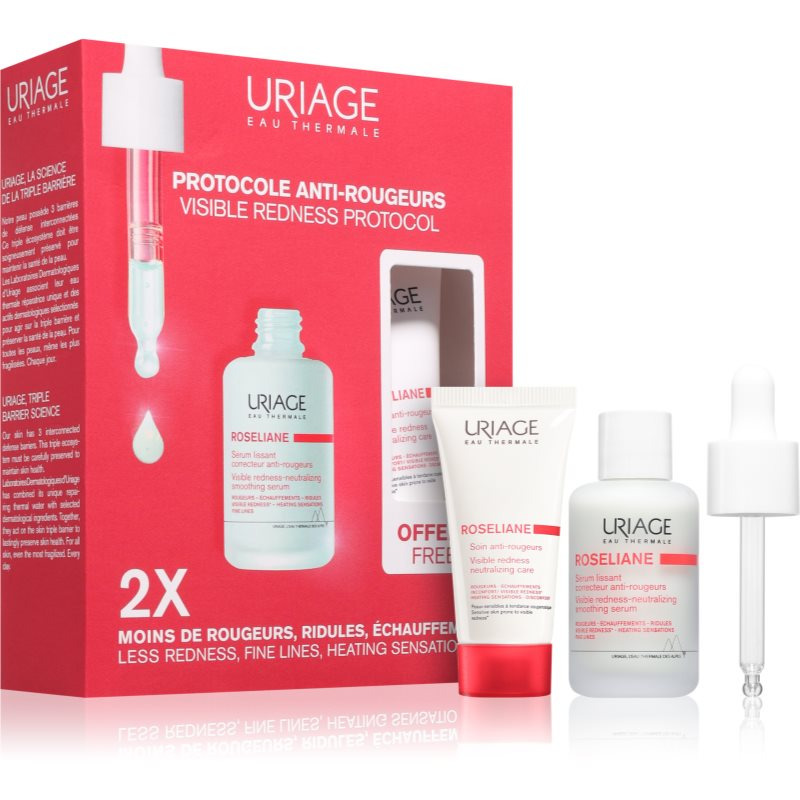 Uriage Roseliane Visible Redness Protocol sada proti začervenání pleti