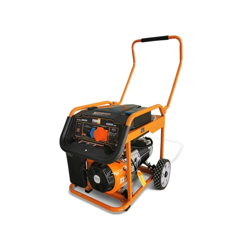 Feider Jednofázový benzínový generátor FG8500RS, 8,5 kW, AVR,  61 x 71 x 51 cm