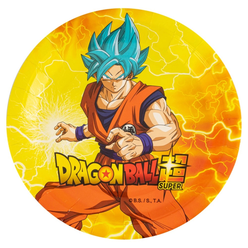 Dragon Ball Super papírové talíře 23 cm (8 ks)