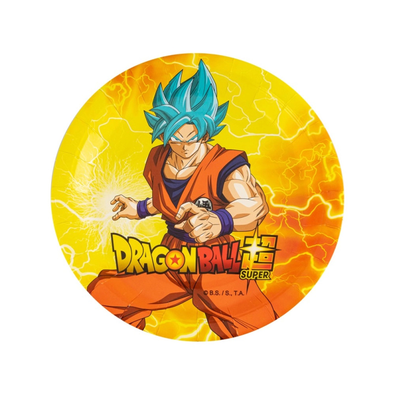 Sada plastových talířů Dragon Ball Super 18 cm (8 ks)