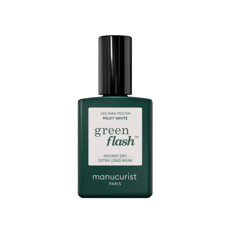 Manucurist Green Flash LED gel na nehty - Milky White 15 ml