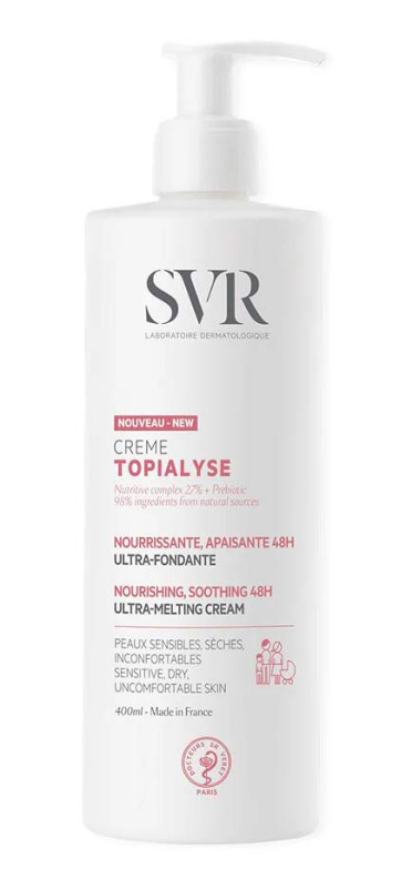 SVR Topialyse intenzivně vyživující krém pro citlivou pokožku 400 ml