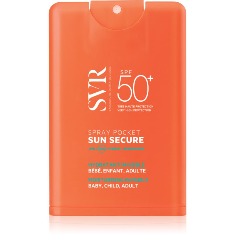 SVR Sun Secure Spray Pocket cestovní sprej na opalování SPF 50+ 20 ml
