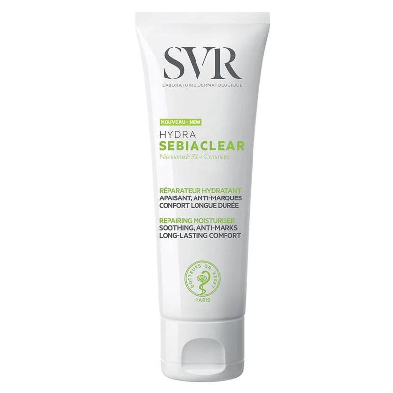 SVR Sebiaclear Hydra zklidňující a hydratační krém pro pleť s nedokonalostmi 40 ml