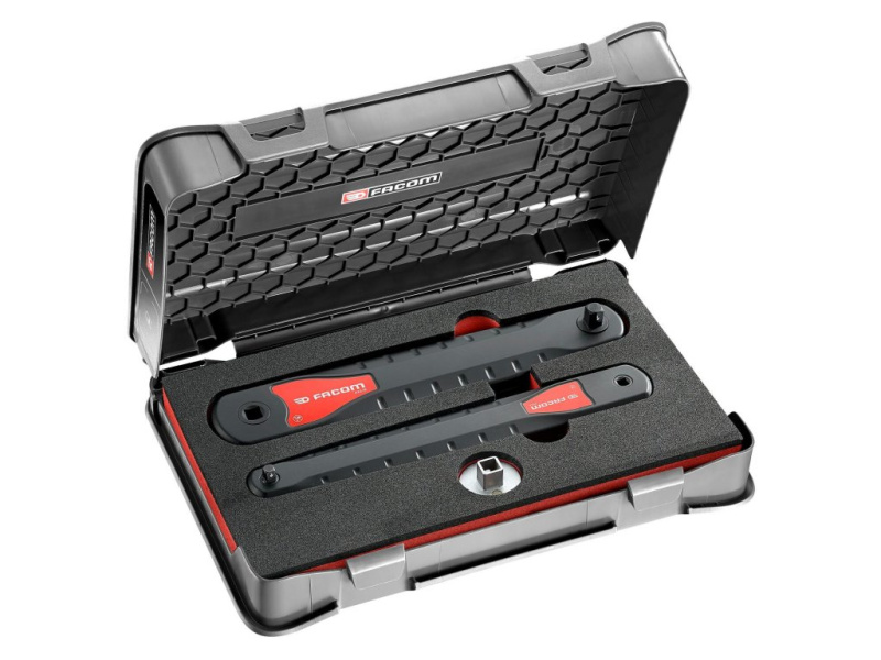 Facom 3dílná sada převodových nástavců 1/4",3/8",adaptér - FC-AXS.J2