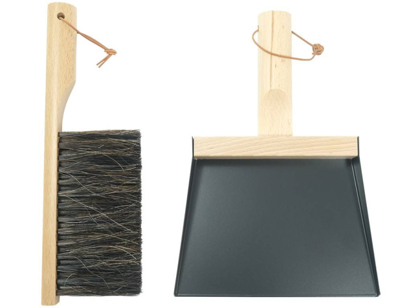 Andrée Jardin Smetáček a lopatka, 30 cm, černá 3251