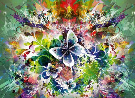 GRAFIKA Puzzle Jarní květiny a motýli 3000 dílků