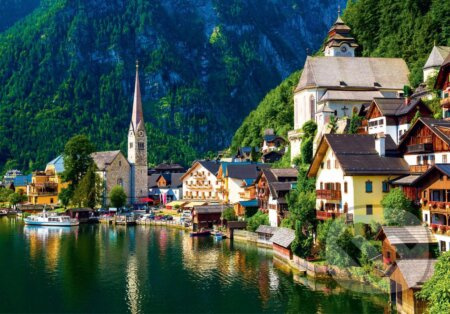 Hallstatt, Austria - puzzle z kategorie Přírodní scenérie