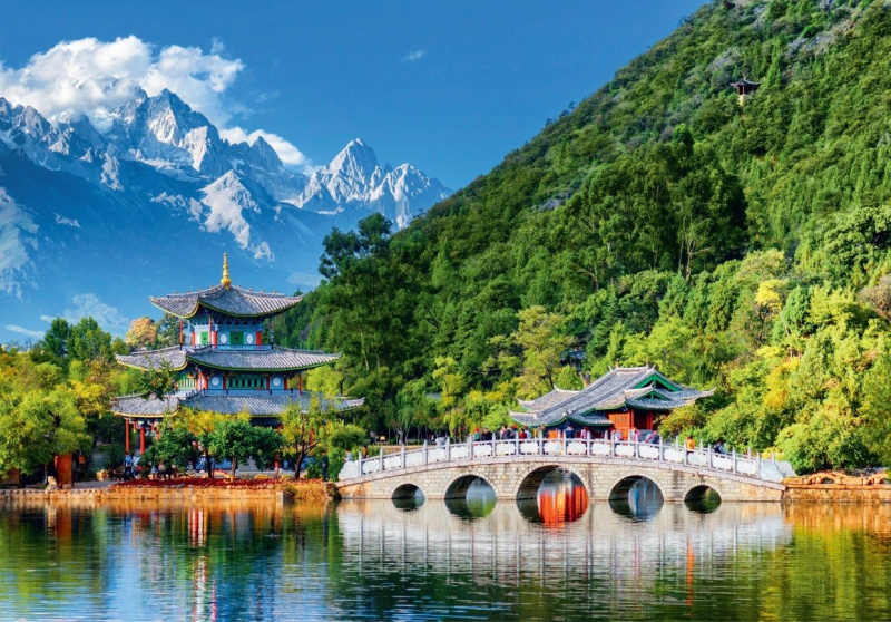 Grafika Jade Dragon Snow Mountain 1000 dílků