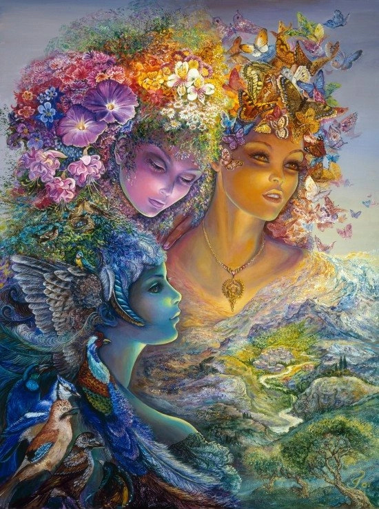Grafika Josephine Wall: The Three Graces 2000 dílků