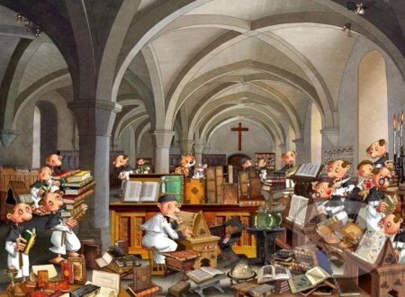 François Ruyer - Scriptorium - puzzle z kategorie Umělecké