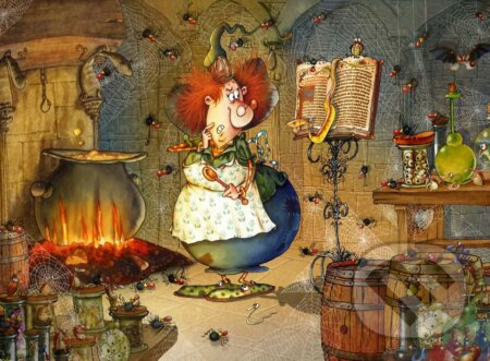 François Ruyer - Witch Kitchen - puzzle z kategorie Umělecké