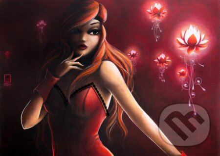 Red Light Flower - puzzle z kategorie Umělecké