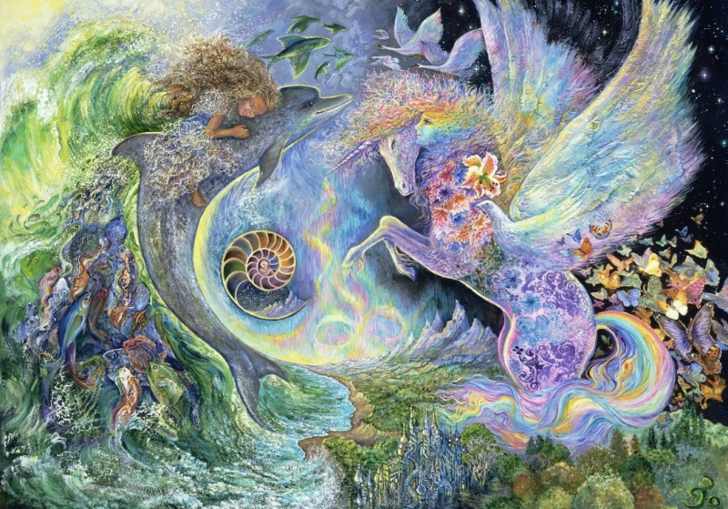 Grafika Josephine Wall: Magical Meeting III / 0304 / 1000 dílků