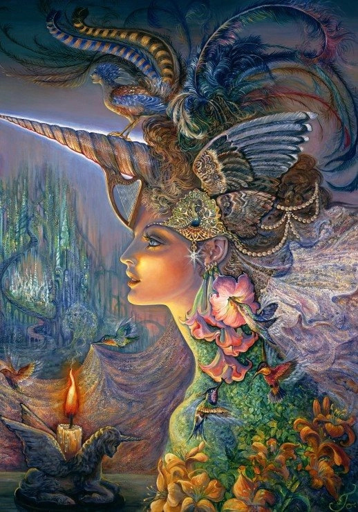 Grafika Josephine Wall: My Lady Unicorn 1500 dílků