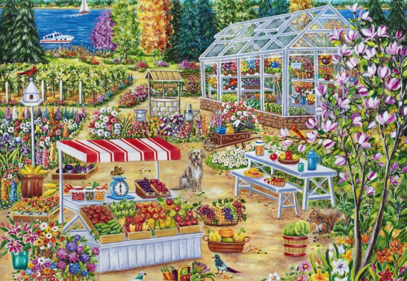 GRAFIKA Puzzle Zahradnictví 1000 dílků