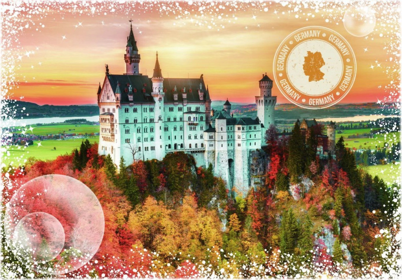 Grafika Travel around the World Neuschwanstein 2000 dílků