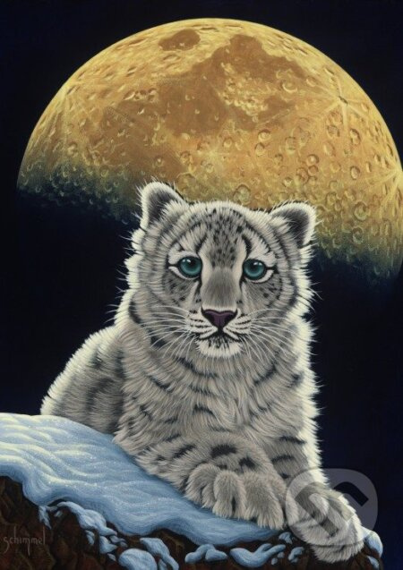 Schim Schimmel - Moon Leopard - puzzle z kategorie Umělecké