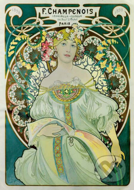 Mucha - Daydream, 1897 - puzzle z kategorie Umělecké