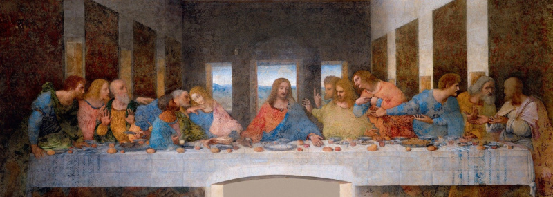 Panoramatické puzzle Poslední večeře 1000 dílků