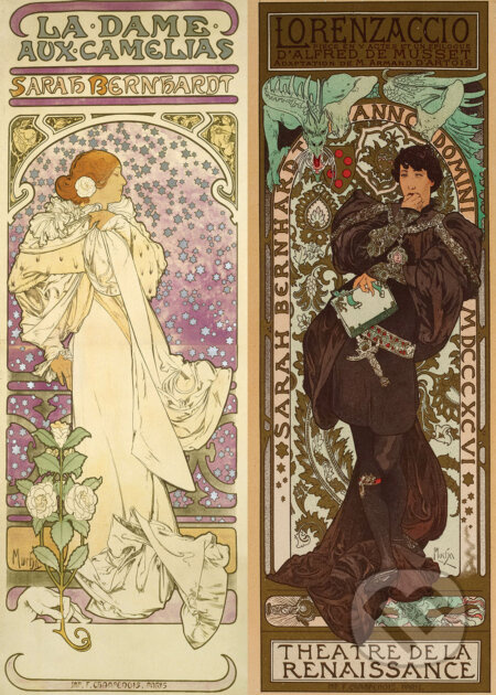 Alfonz Mucha: Koláž - Alfonz Mucha - puzzle z kategorie Umělecké