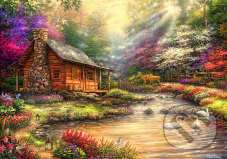 Brookside Retreat - puzzle z kategorie Umělecké