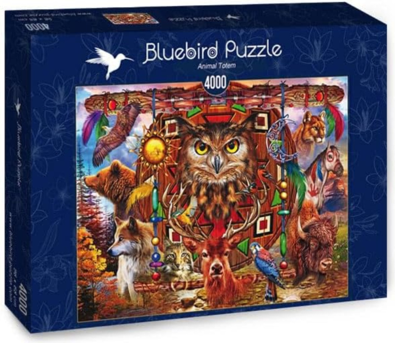 Puzzle Zvířecí totem 4000 dílků