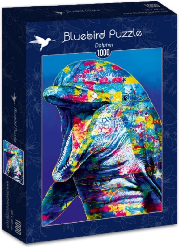 Dolphin - puzzle z kategorie Umělecké