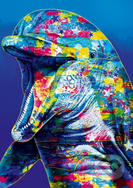 Dolphin - puzzle z kategorie Umělecké